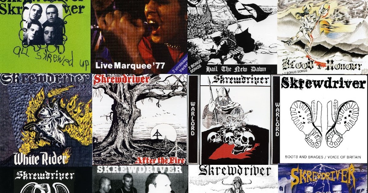 Rac Haine Rif SKREWDRIVER Discographie 1977 à 2007