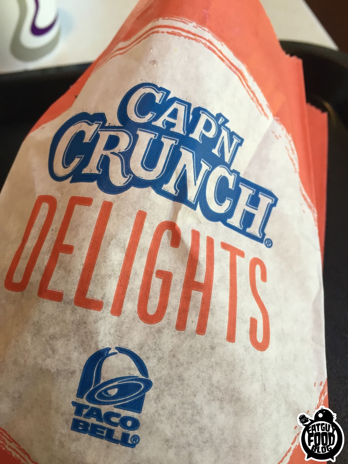 FATGUYFOODBLOG Taco Bell Bacon Club Chalupa 5 box & Cap'n Crunch Delights!