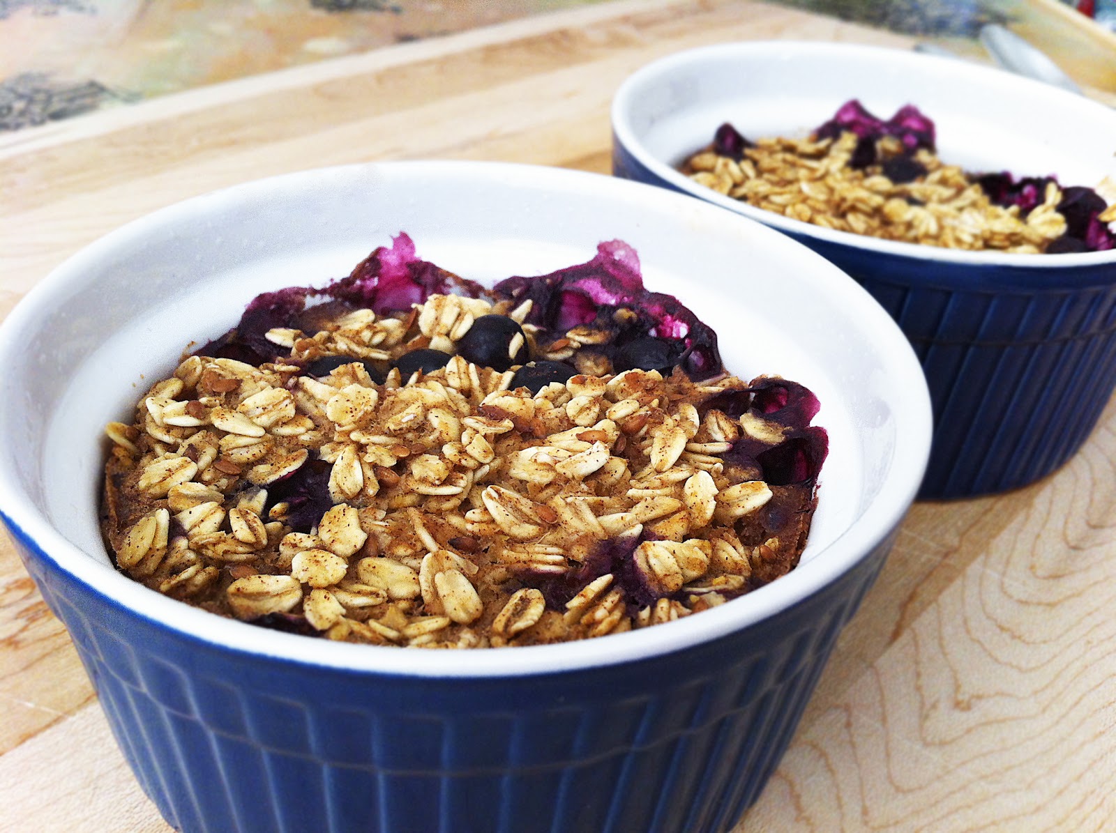 Made to Create Cinnamon Blueberry Baked Oatmeal