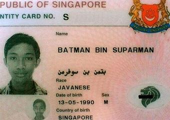 ID Card Singapura tdk ada kolom agama ID Card Singapura tdk ada kolom agama