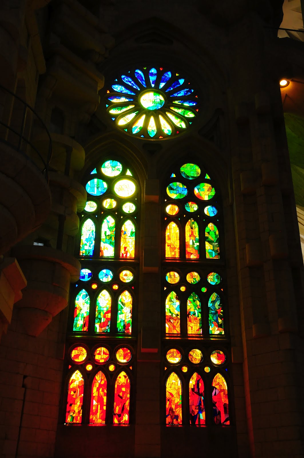Gaudi Stained Glass