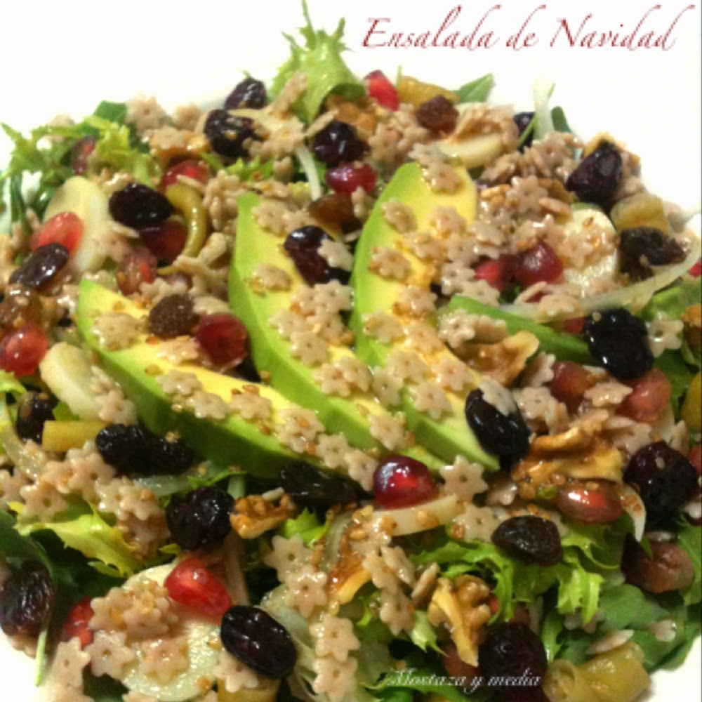 Ensalada de nochebuena recipe Mostaza y media: Ensalada de Navidad