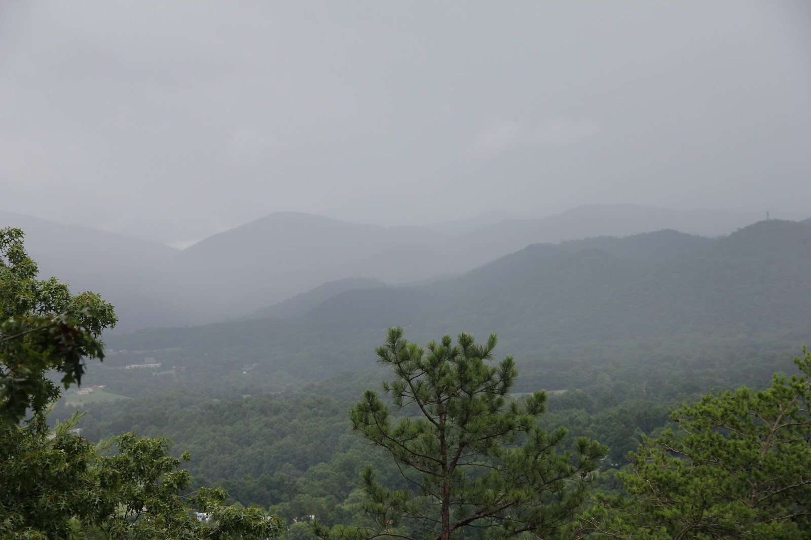 From This Side of the Pond Somewhere in the Smoky Mountain Rain