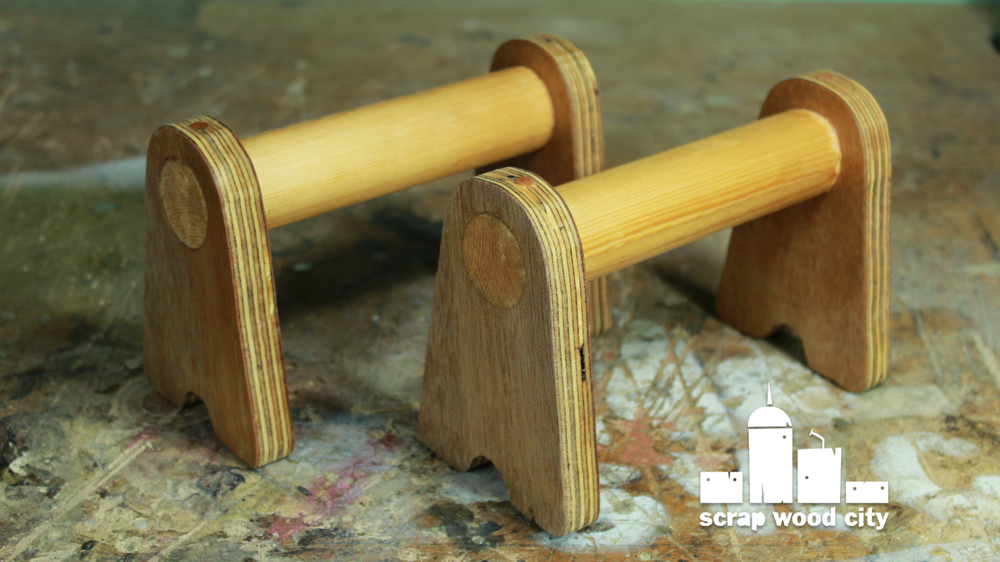 scrap wood city How to make a pair of wooden push up handles