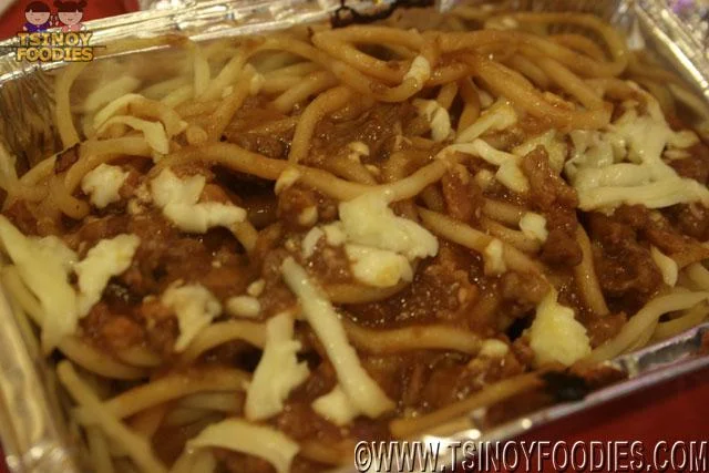 meaty bolognese spaghetti