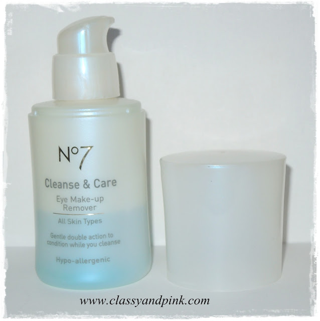 Review Cleanse & Care Eye Makeup Remover Boots No7 Classy and Pink