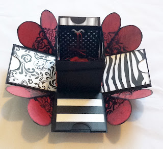 caixa surpresa, cartao surpresa, scrapbook, dia dos namorados, dia das maes