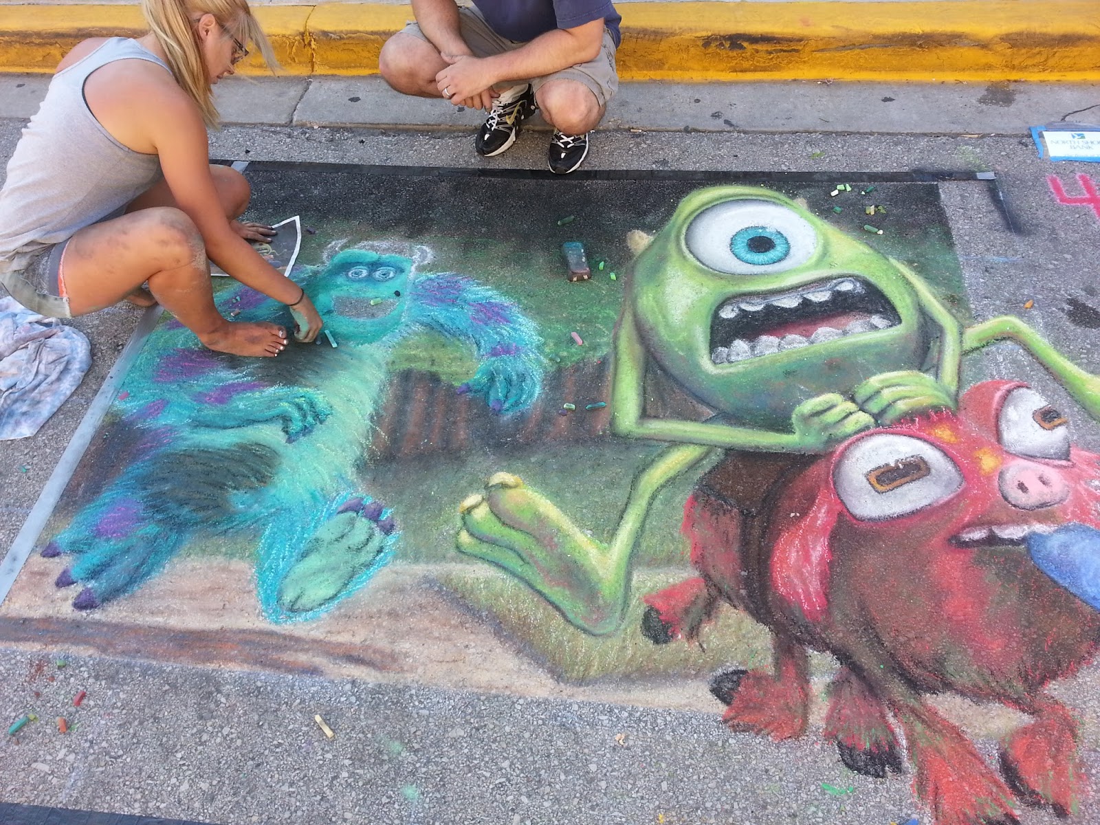 Steve & Heidi Chalk Art Festival