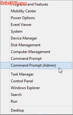 Command Prompt (admin)