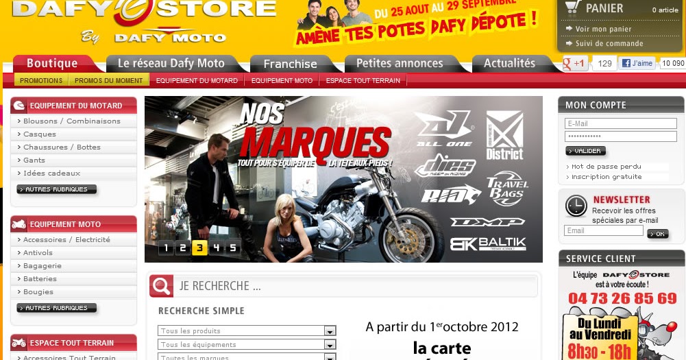 Pause Auto Code promo Dafy Moto