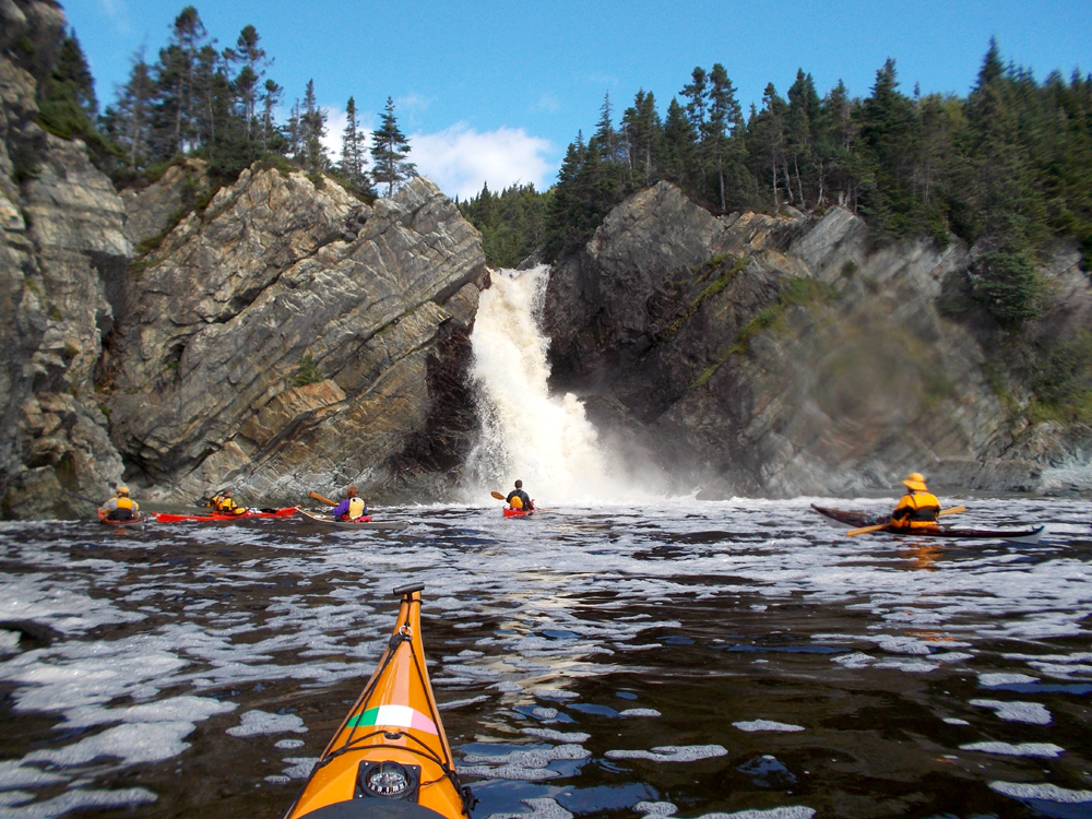 My Newfoundland Kayak Experience Club paddle in Aquaforte