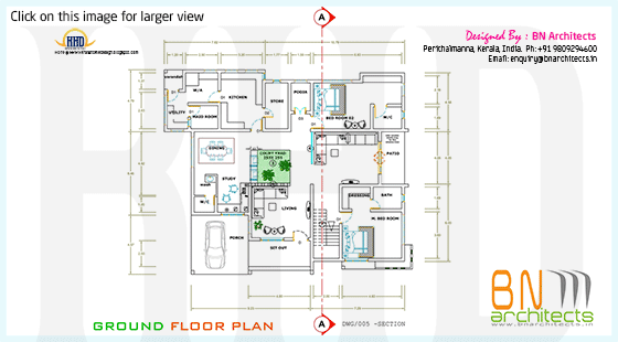 Ground floor plan Ground floor plan