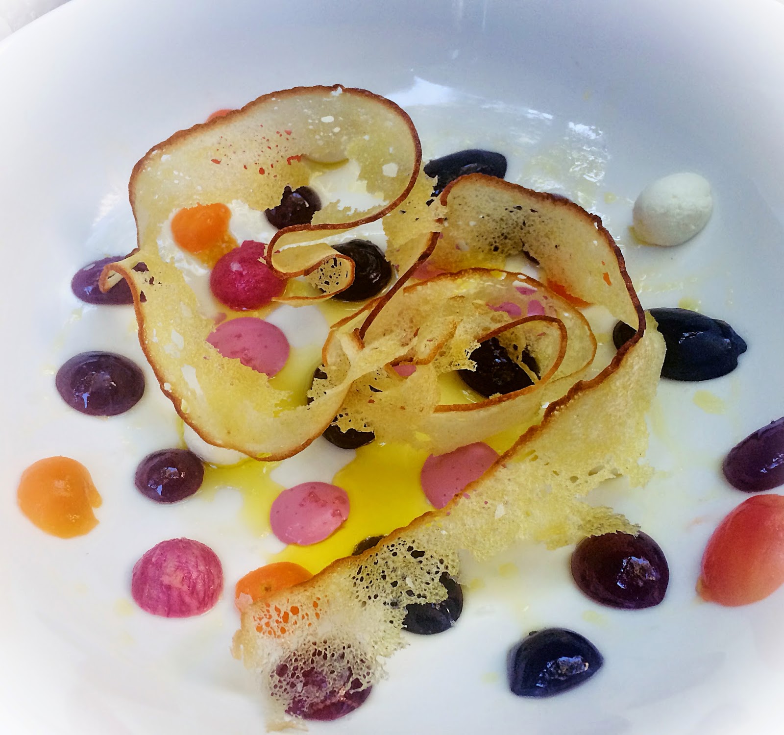 The Post Ranch Kitchen Olives and Grapes