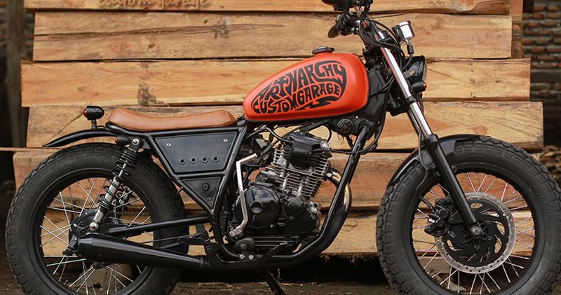 the quot pongge quot bratstyle yamaha scorpio artnarchy custom garage artnarchy custom garage the quot pongge quot bratstyle yamaha scorpio artnarchy custom garage artnarchy custom garage