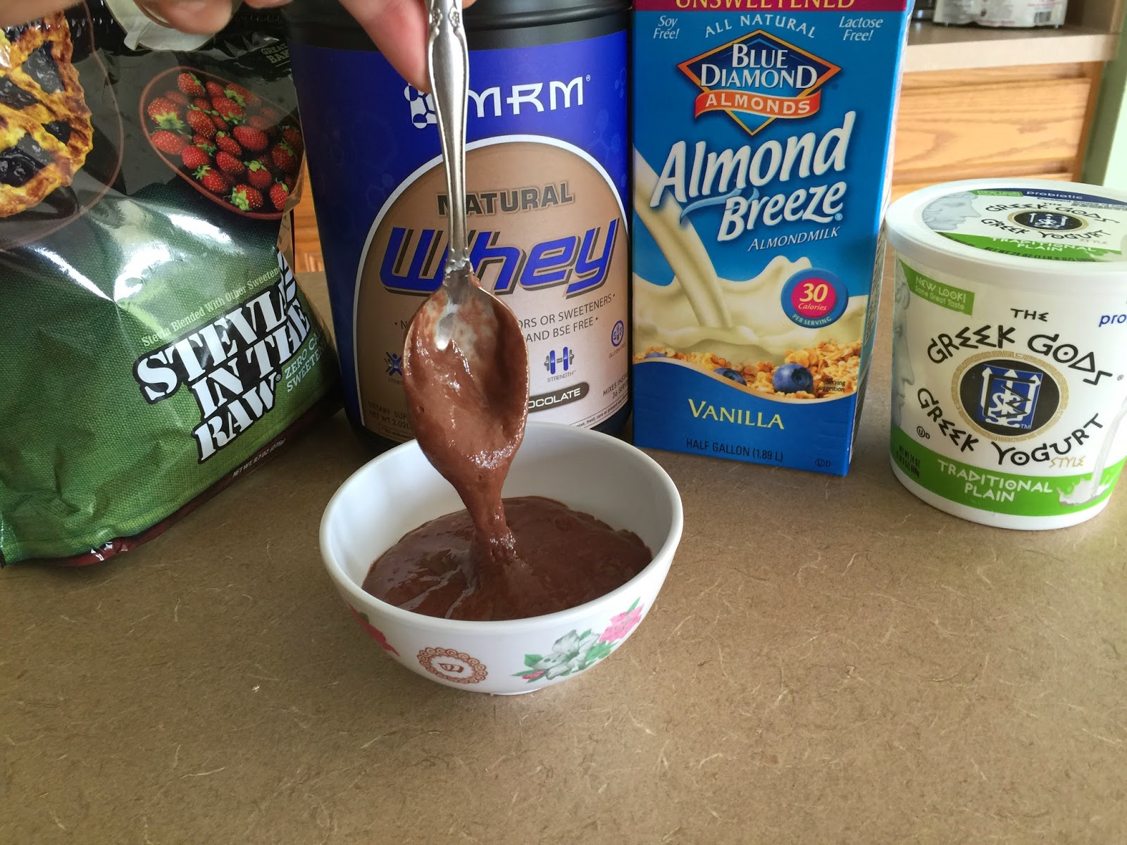 Diary of a Fit Mommy Fudgy Protein Whip Recipe
