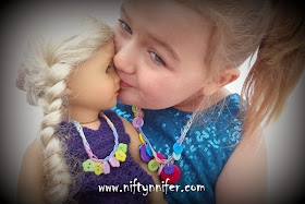 Free Crochet Pattern ~Dolly & Me Child's Choice Buttons Necklaces http://www.niftynnifer.com/2015/03/free-crochet-pattern-dolly-me-childs.html #Free #Crochet #Necklace
