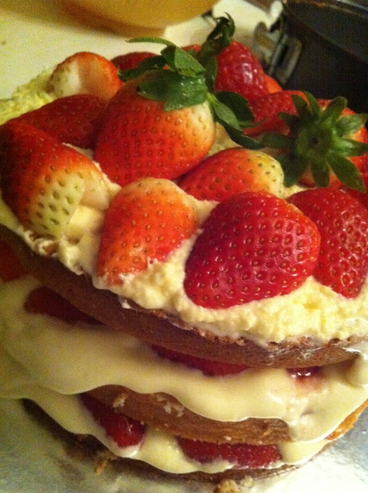 a masterchef Donna Hay's Caesar Salad with maple coated bacon