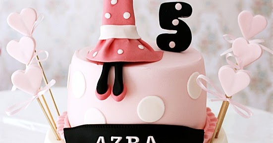 TATLI HAYAT PASTA TASARIM MINNIE MOUSE PASTALARI