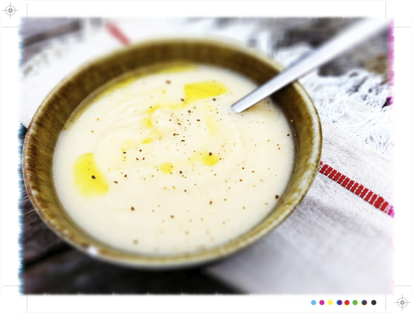 Toast Cauliflower Soup...simplicity itself.