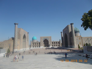 REGISTAN ENSEMBLE in Samarkand.