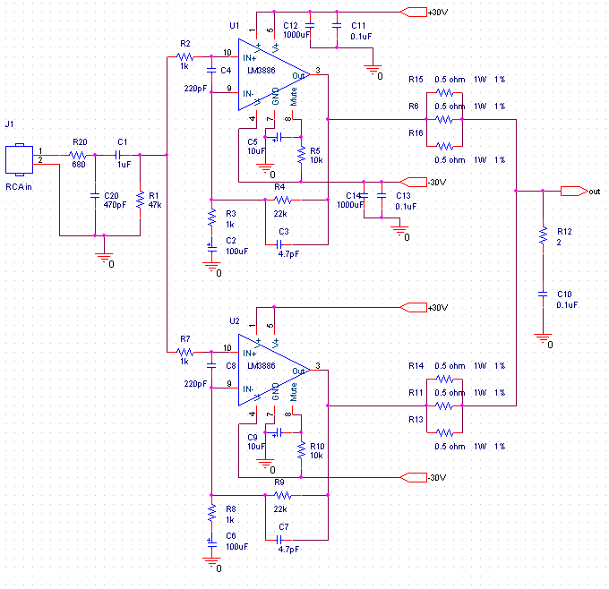 200W Stereo High Power Amplifier LM3886 | Subwoofer Bass Amplifier