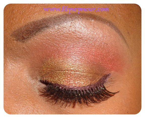 Mac Spicy Smoke, Antique Gold and Rich Life Pigments