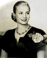 MARÍA EVA DUARTE “Evita” Esposa General Juan Domingo Perón  (1919-†1952)