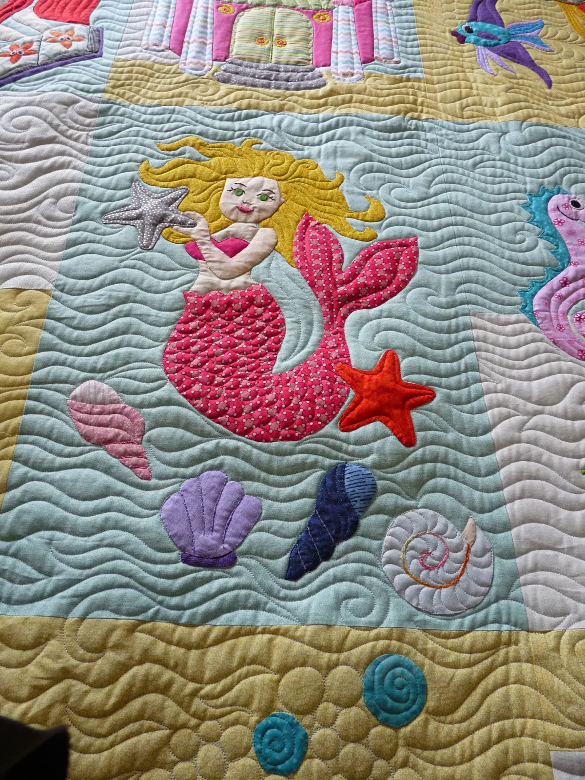 Sewing & Quilt Gallery Mermaids for Addyson