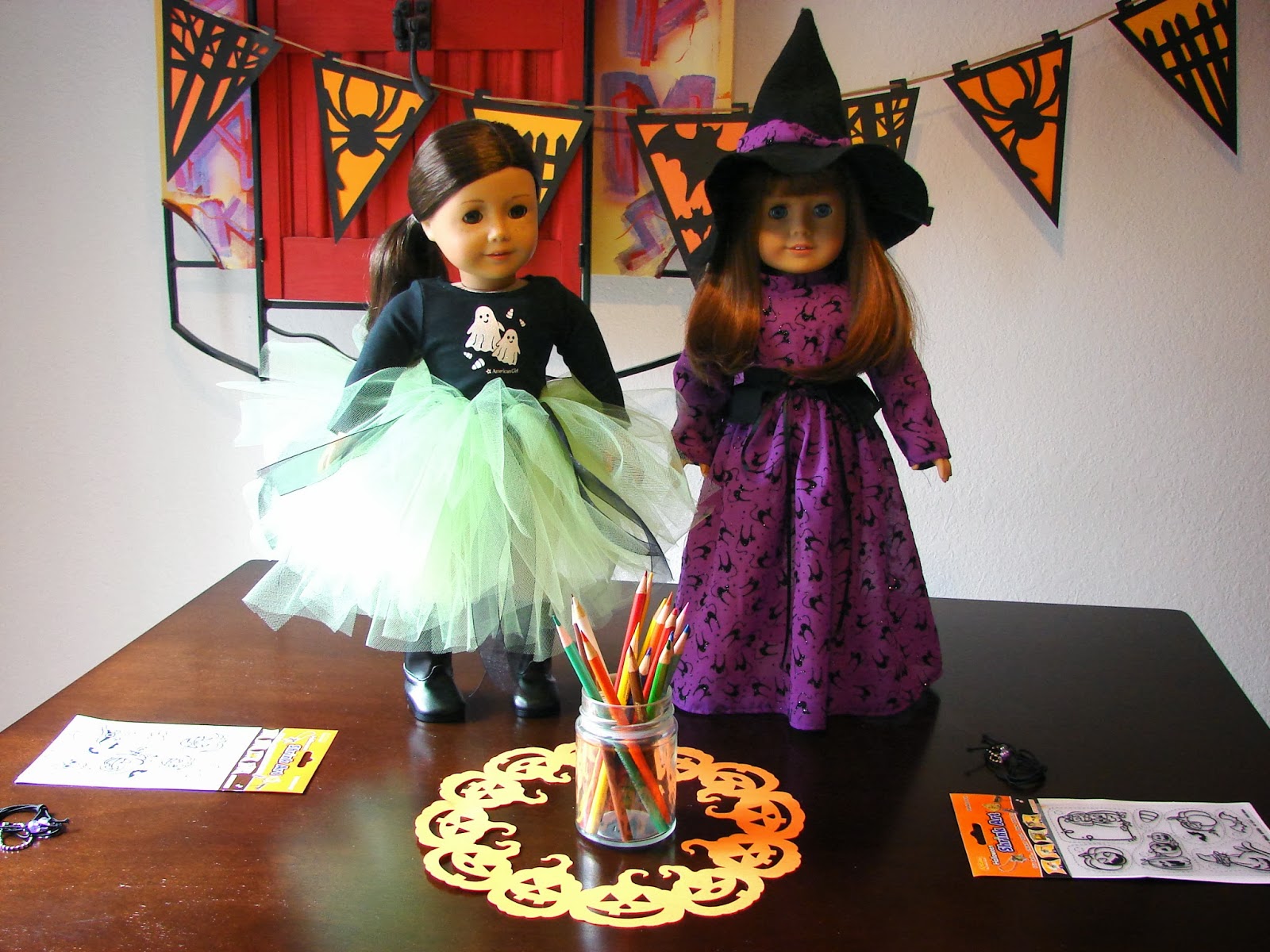 American Girl Doll Play American Girl Halloween Crafting Party