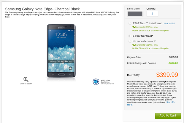 Samsung Galaxy Note Edge for AT&T