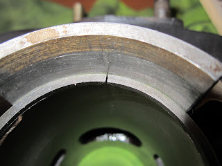Piston ring en gap green parkerised ring (0.30 mm) Yamaha two stroke