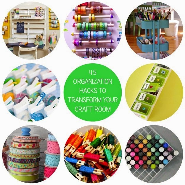 45 Organization Hacks To Transform Your Craft Room DIY Craft Projects