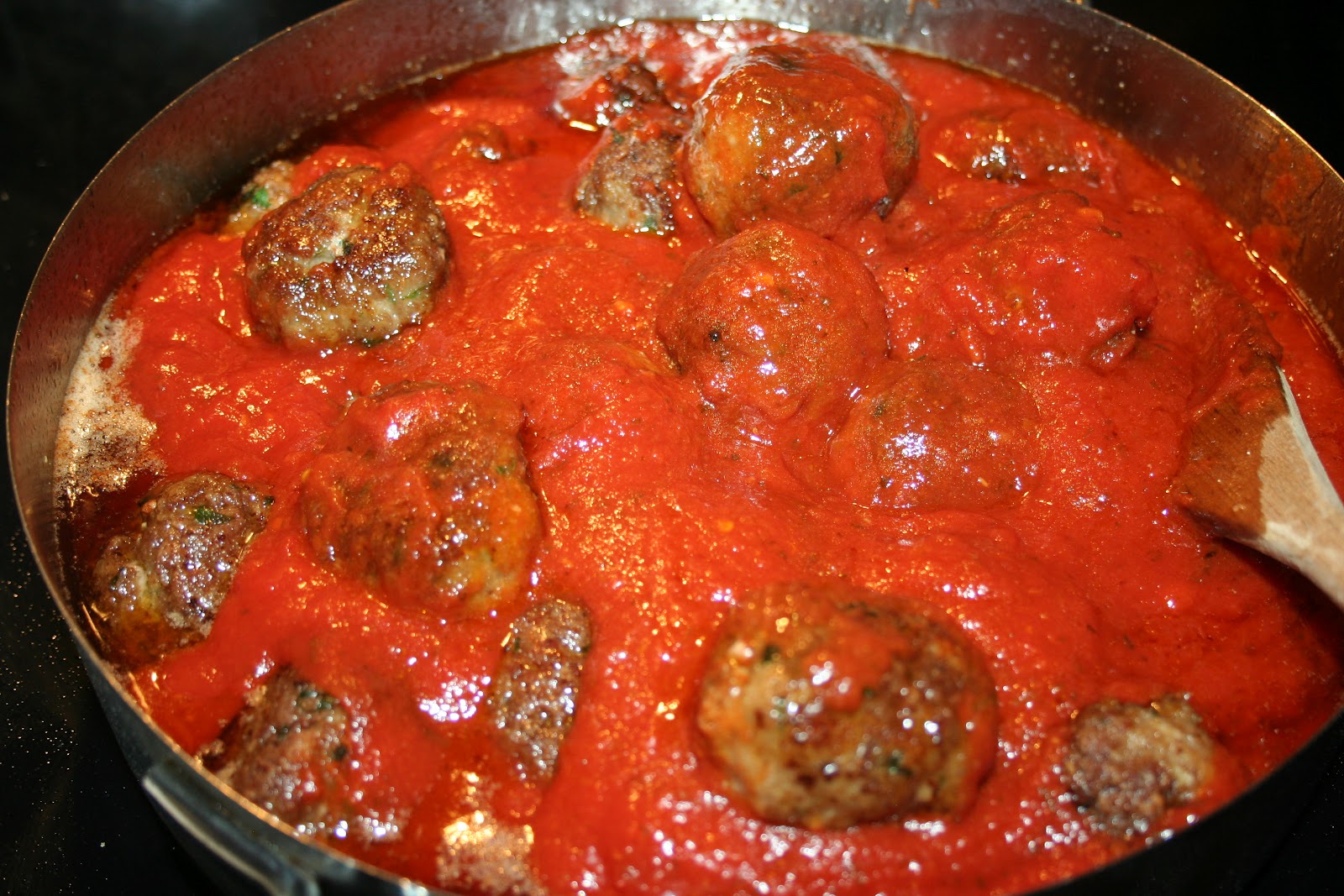 Cheers to Happy Lidia's Meatballs....