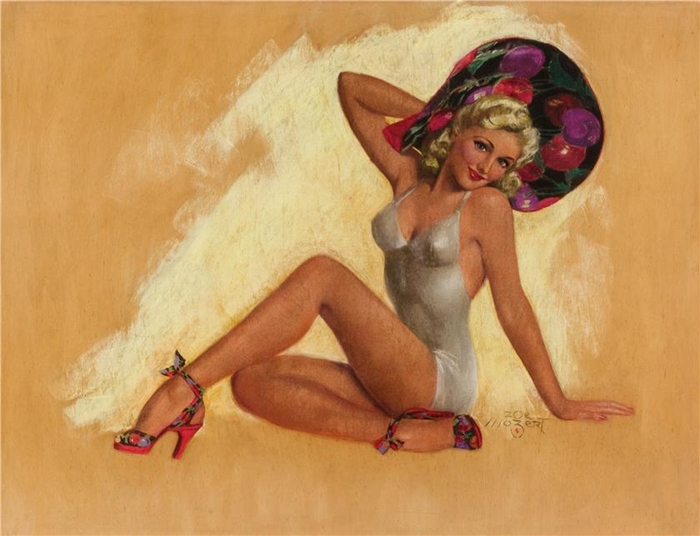 Zoë Mozert 1907-1993 American Pin-up illustrator