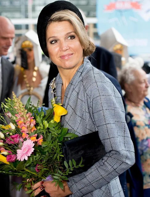Queen Maxima of The Netherlands attended the celebrations of the National Huurdersdag (rentalday) 25th anniversary