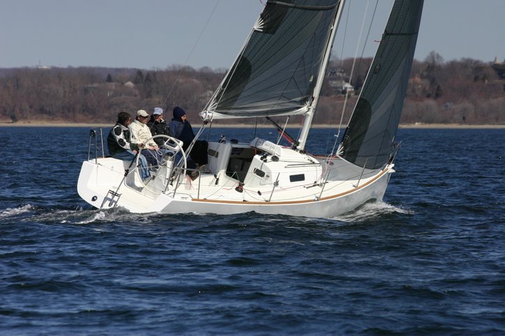 The "bell of the ball" for me was the J-95 from J-Boats. This boat is a "one ... The "bell of the ball" for me was the J-95 from J-Boats. This boat is a "one ...