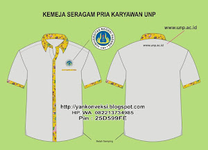 Kemeja seragam PEGAWAI PRIA UNP