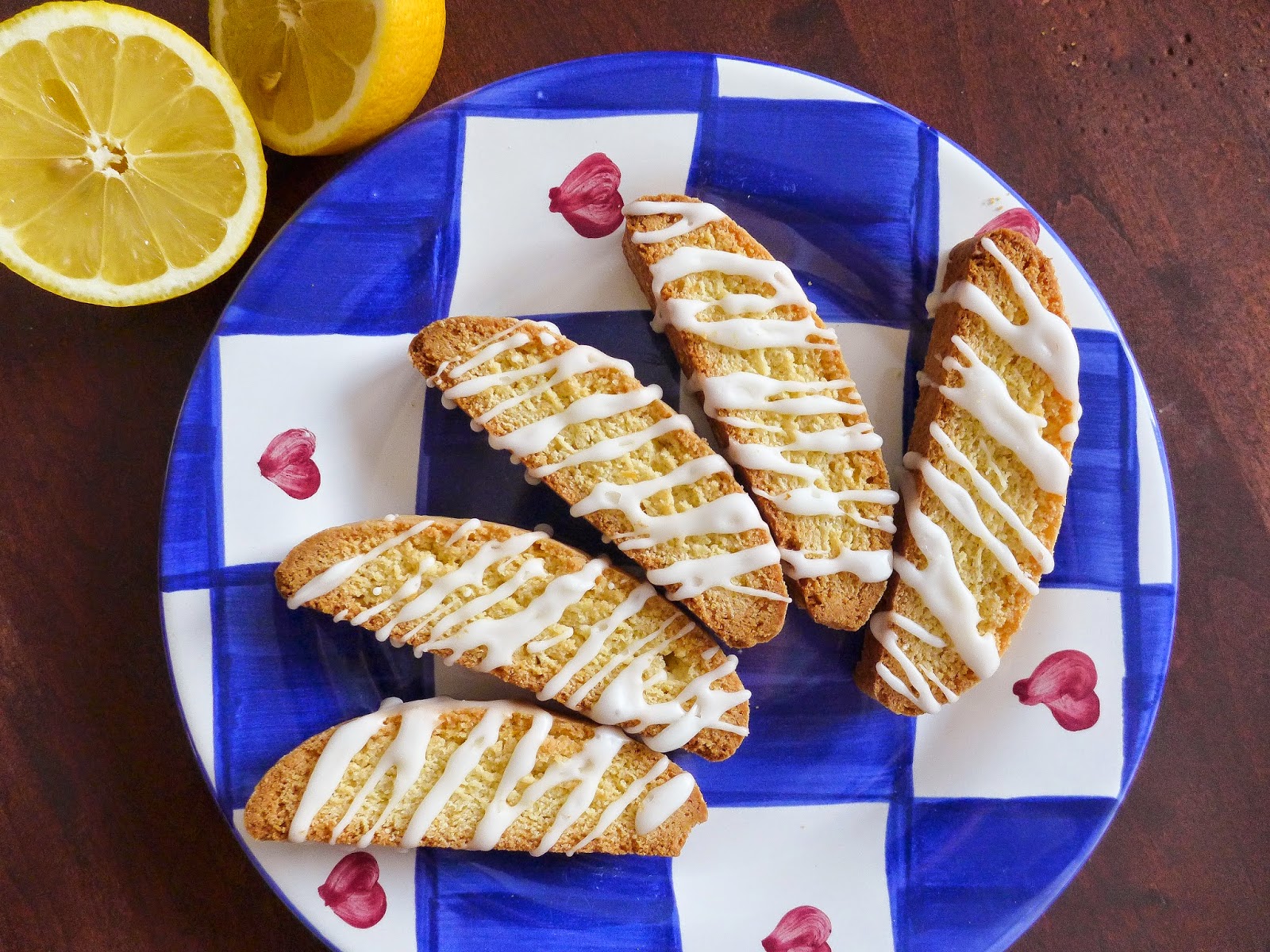 Dimples & Delights Lemon Biscotti