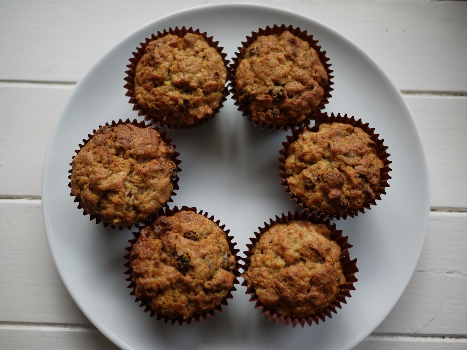 What Kate Baked...and baby! Spiced Parsnip, Apple and Walnut Muffins
