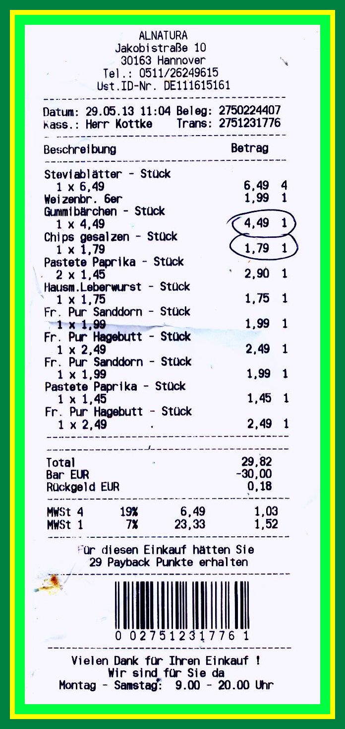 Morequalitiesinlife 2178 Lokalkolorit Hannover 25 Alnatura Und