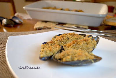 Cozze gratinate