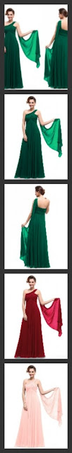 Ever Pretty One Shoulder Padded Ruffles Fashion Long Evening Dresses - New Look