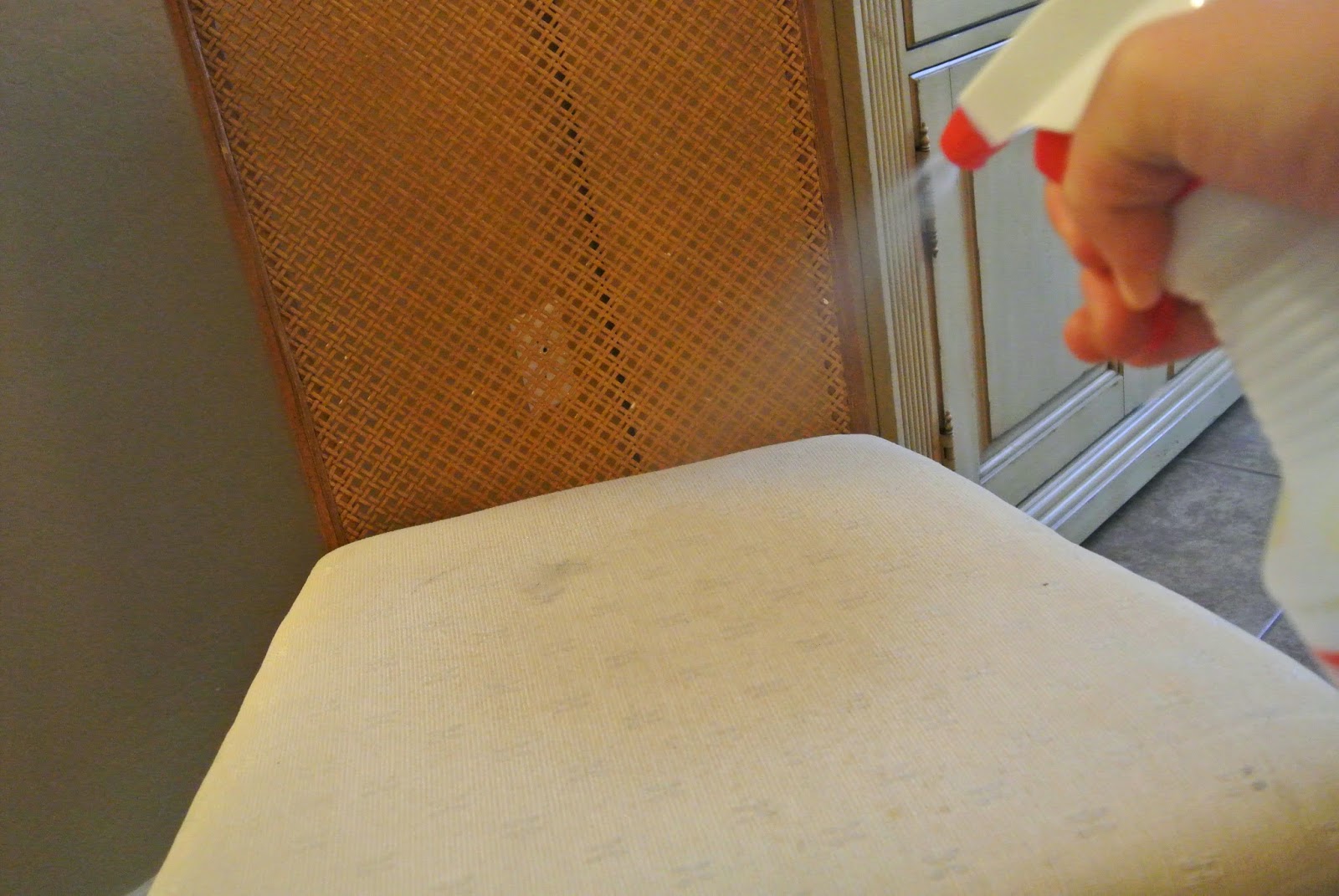 Madame Butterfly Chalky Paint YES! You Can Paint Upholstery Fabric