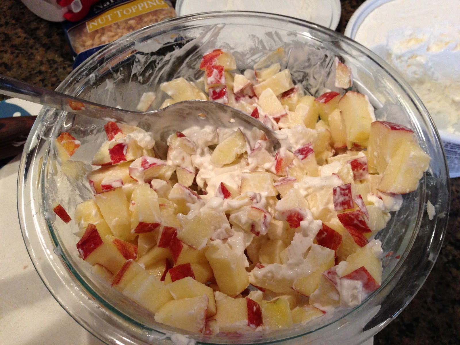 Life According to Weight Watchers Caramel Apple Salad Review!
