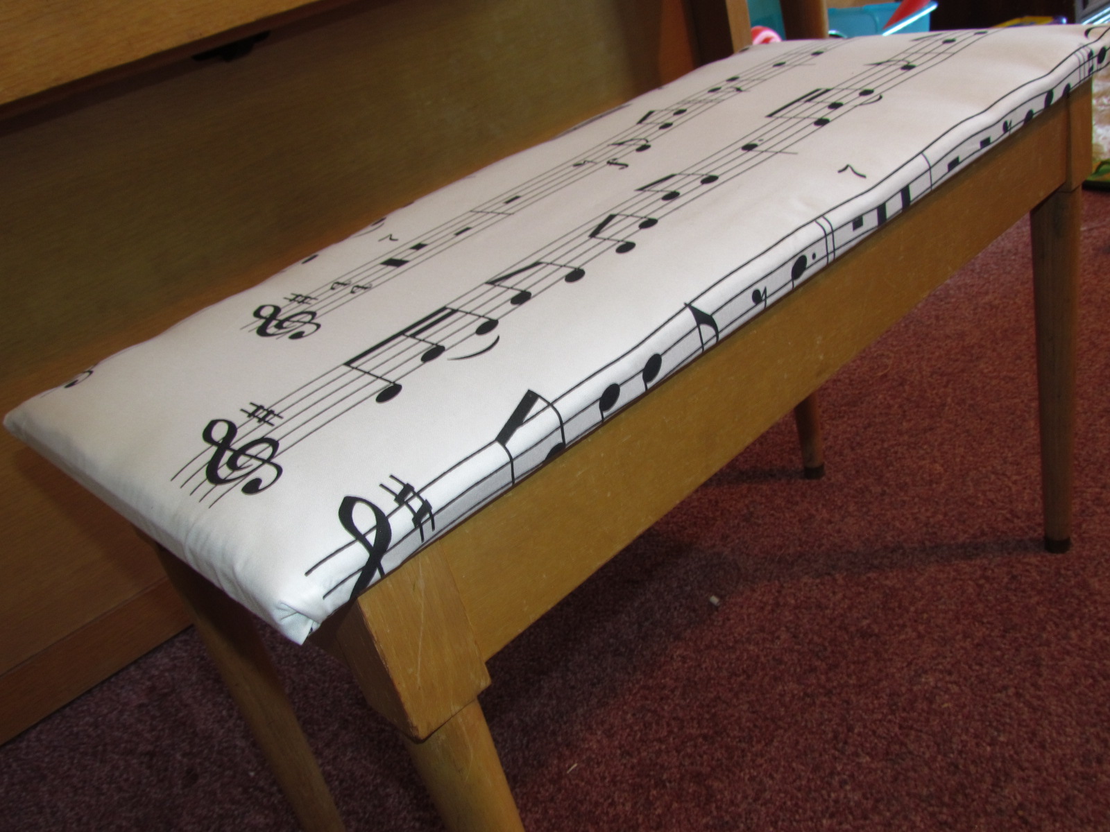 Piano Bench Makeover Home Maid Simple