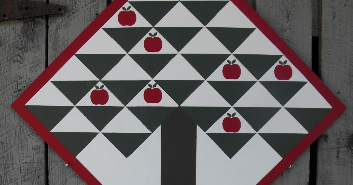The BarnQuiltStore Blog Apple Tree Barn Quilt