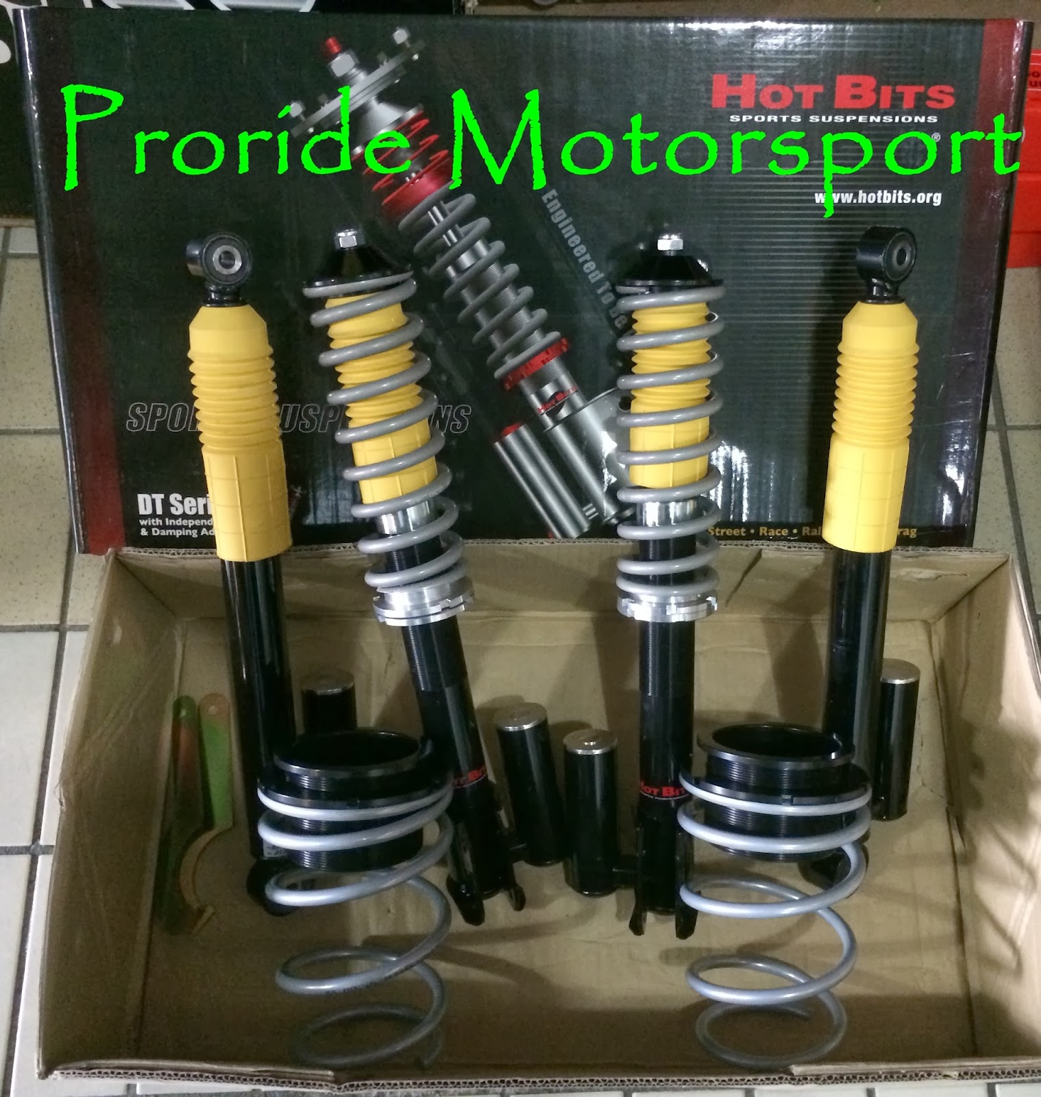 Proride Motorsports Hot Bits Sports Suspensions