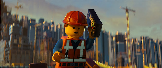 © 2013 WARNER BROS. ENTERTAINMENT INC. Photo Credit: Courtesy of Warner Bros. Pictures Caption: LEGO® minifigure Emmet (voiced by CHRIS PRATT) in Warner Bros. Pictures' and Village Roadshow Pictures' 3D computer animated adventure "The LEGO® Movie," a Warner Bros. Pictures release. The Lego Movie official movie stills and images