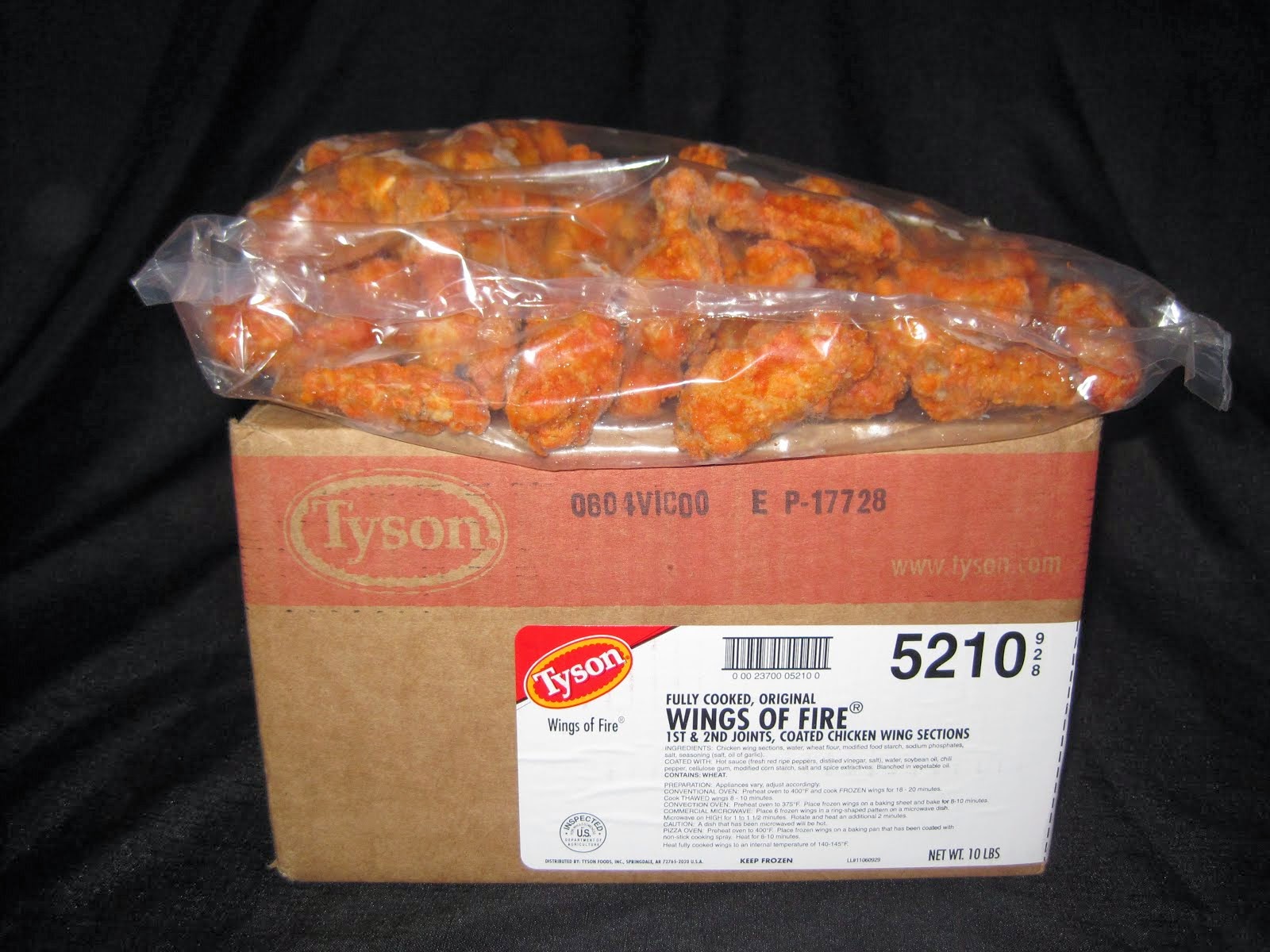 Tyson Wings of Fire 10 lb box - Item # 19520