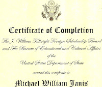 Michael Janis Fulbright Scholar